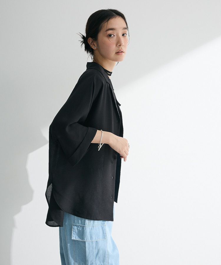 Green Parks「【WEB限定】開襟シアージャケット風シャツⅡ」|シャツ・ブラウス|