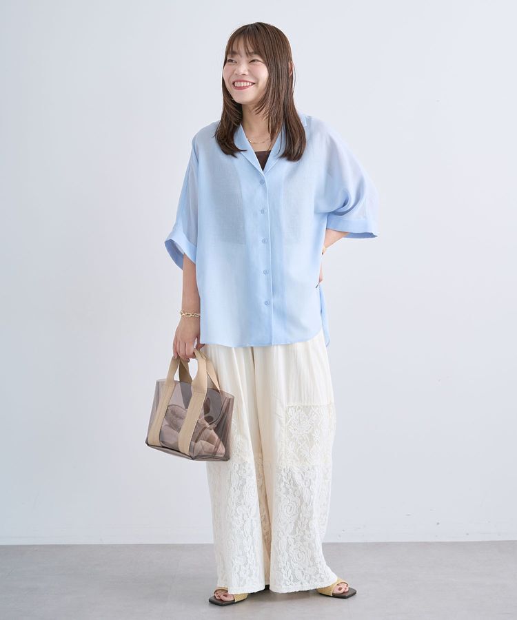 Green Parks「【WEB限定】開襟シアージャケット風シャツⅡ」|シャツ・ブラウス|