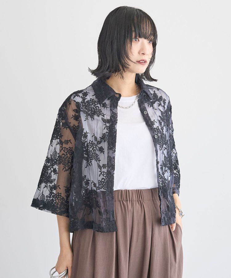 Green Parks「シアーノースリーブプルオーバー」|Tシャツ・カットソー|