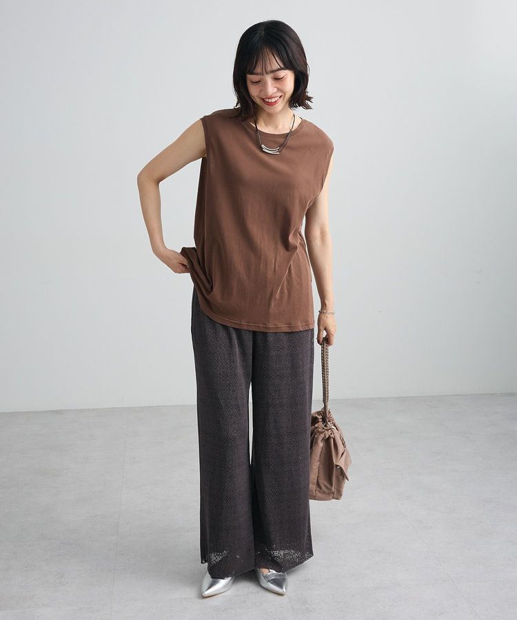 Green Parks「シアーノースリーブプルオーバー」|Tシャツ・カットソー|