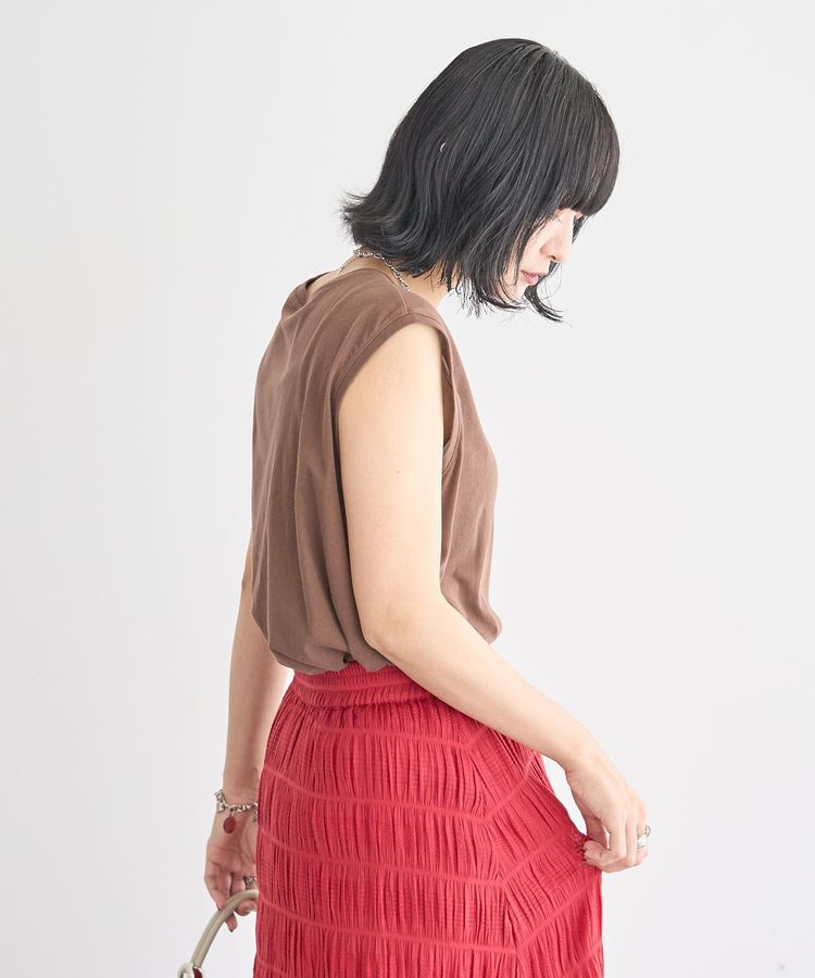 Green Parks「シアーノースリーブプルオーバー」|Tシャツ・カットソー|