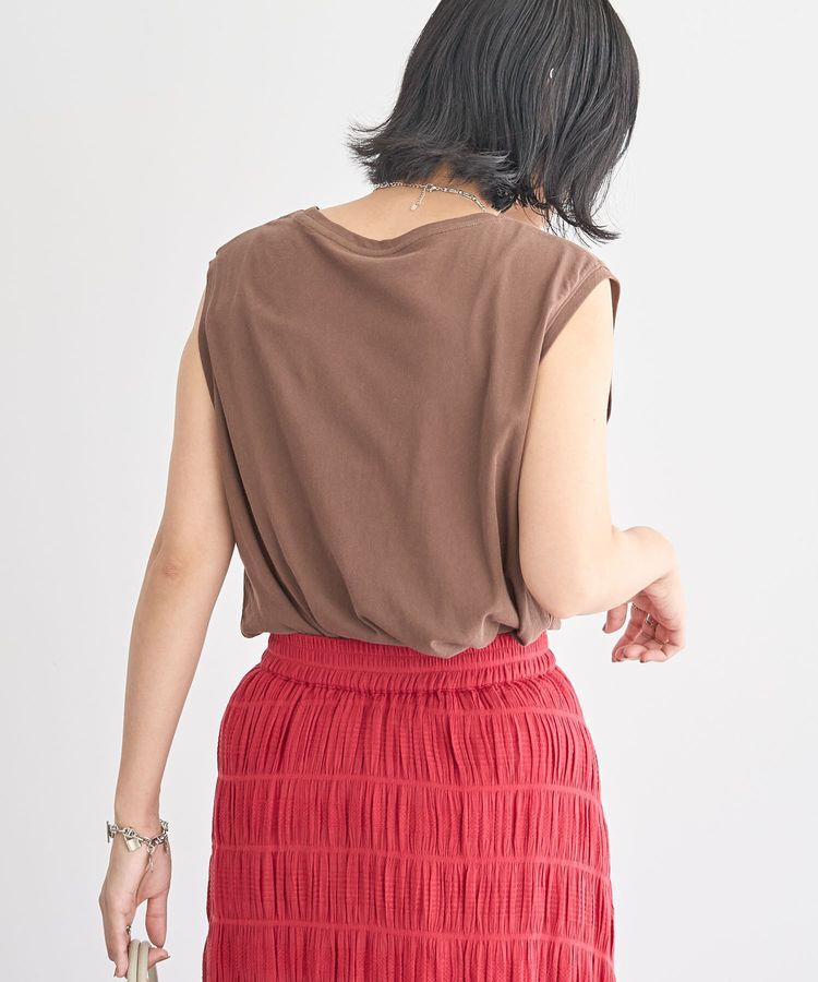 Green Parks「シアーノースリーブプルオーバー」|Tシャツ・カットソー|
