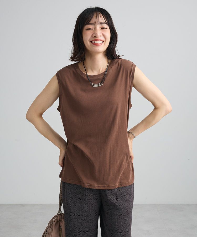 Green Parks「シアーノースリーブプルオーバー」|Tシャツ・カットソー|
