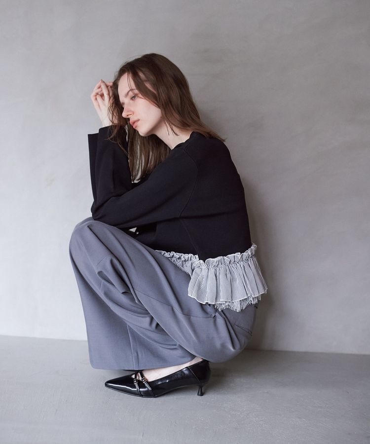 YECCA VECCA「ポインテッドストラップパンプス」|パンプス|