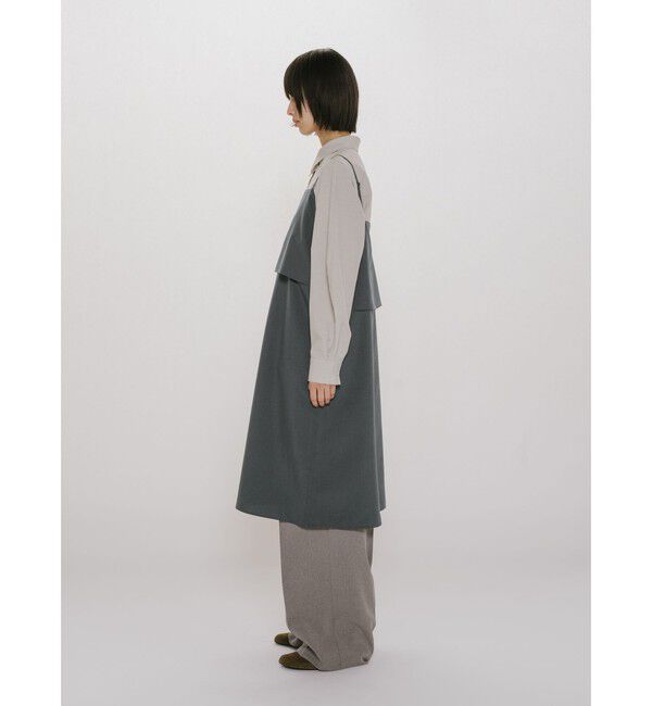 MIDIUMISOLID「MIDIUMISOLID for Ladies レイヤードキャミソールワンピース」|ワンピース|