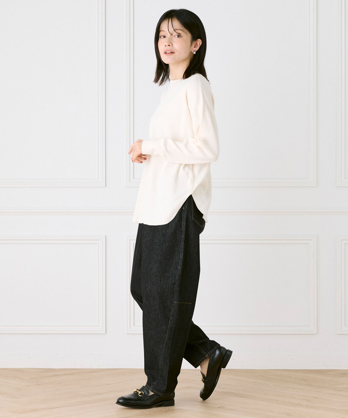 DAY by DAY it&rsquo;s international「2WAYヘンリープルオーバー｜表情豊かな素材を楽しむ2WAYプルオーバー」|Tシャツ・カットソー|