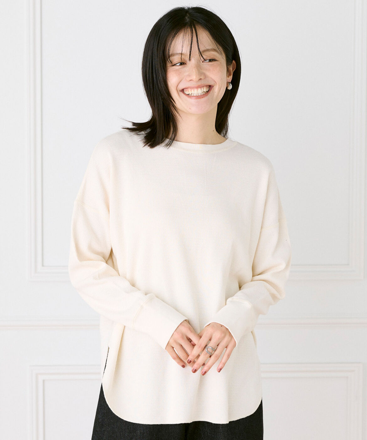 DAY by DAY it&rsquo;s international「2WAYヘンリープルオーバー｜表情豊かな素材を楽しむ2WAYプルオーバー」|Tシャツ・カットソー|