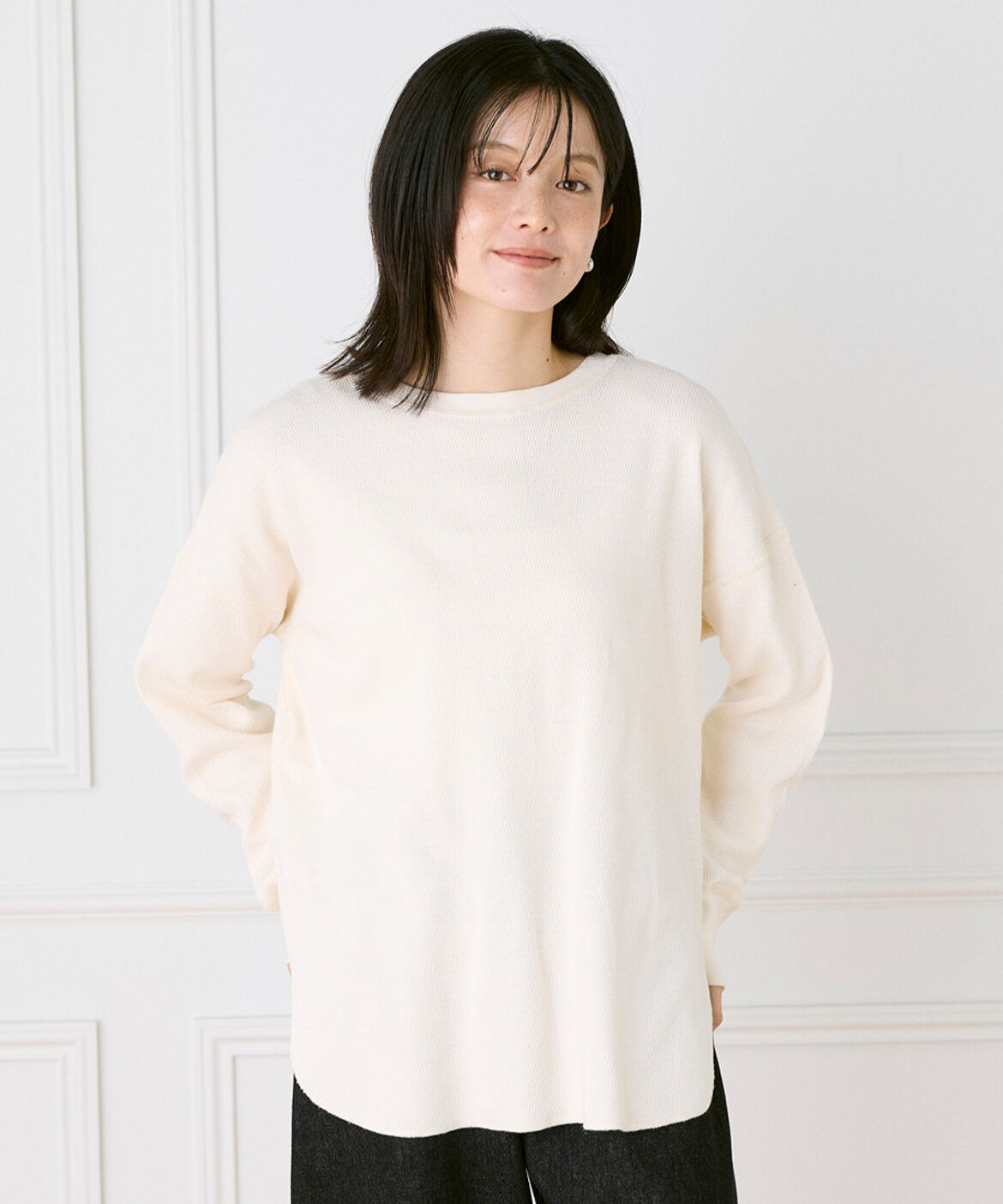 DAY by DAY it&rsquo;s international「2WAYヘンリープルオーバー｜表情豊かな素材を楽しむ2WAYプルオーバー」|Tシャツ・カットソー|