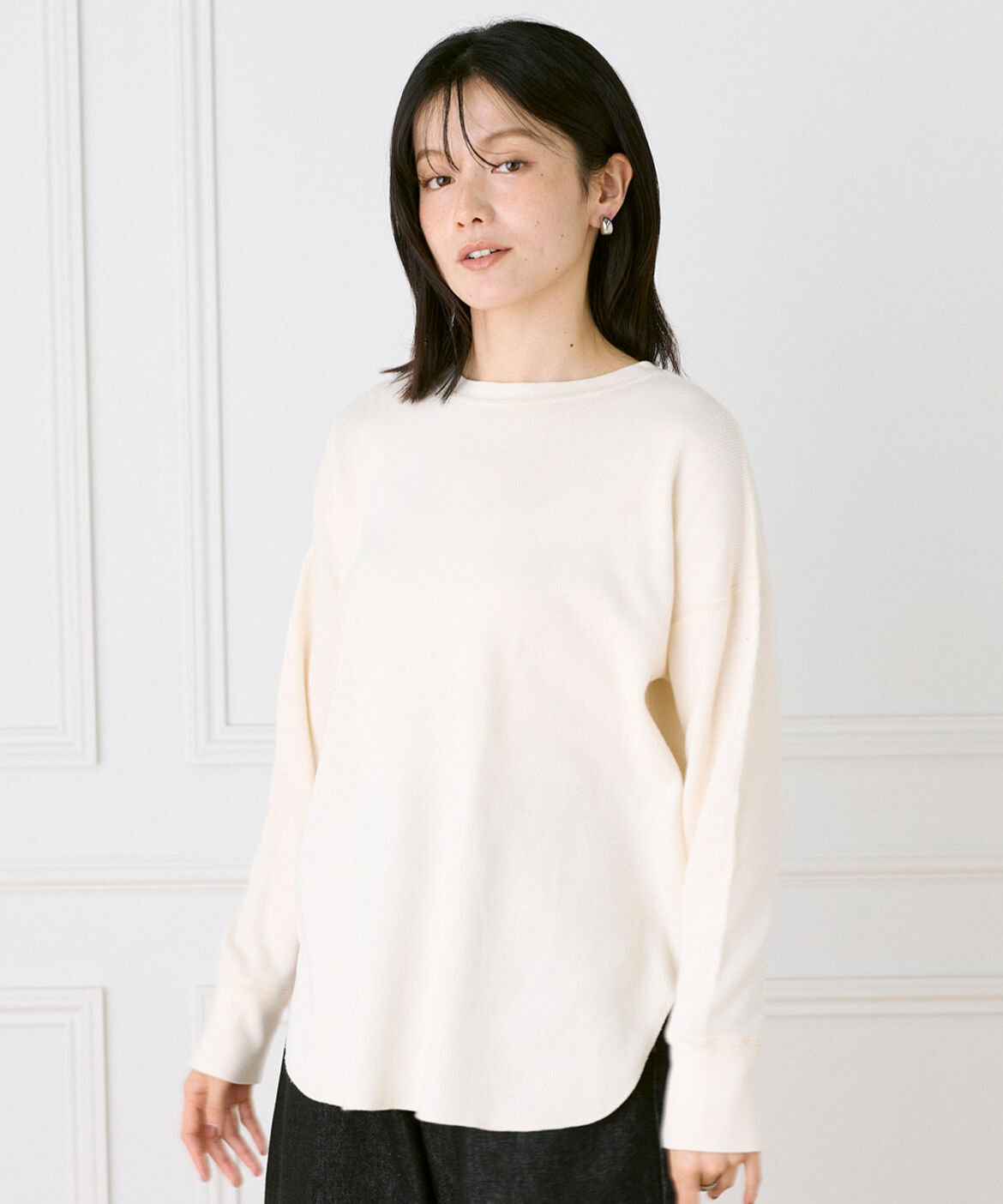 DAY by DAY it&rsquo;s international「2WAYヘンリープルオーバー｜表情豊かな素材を楽しむ2WAYプルオーバー」|Tシャツ・カットソー|