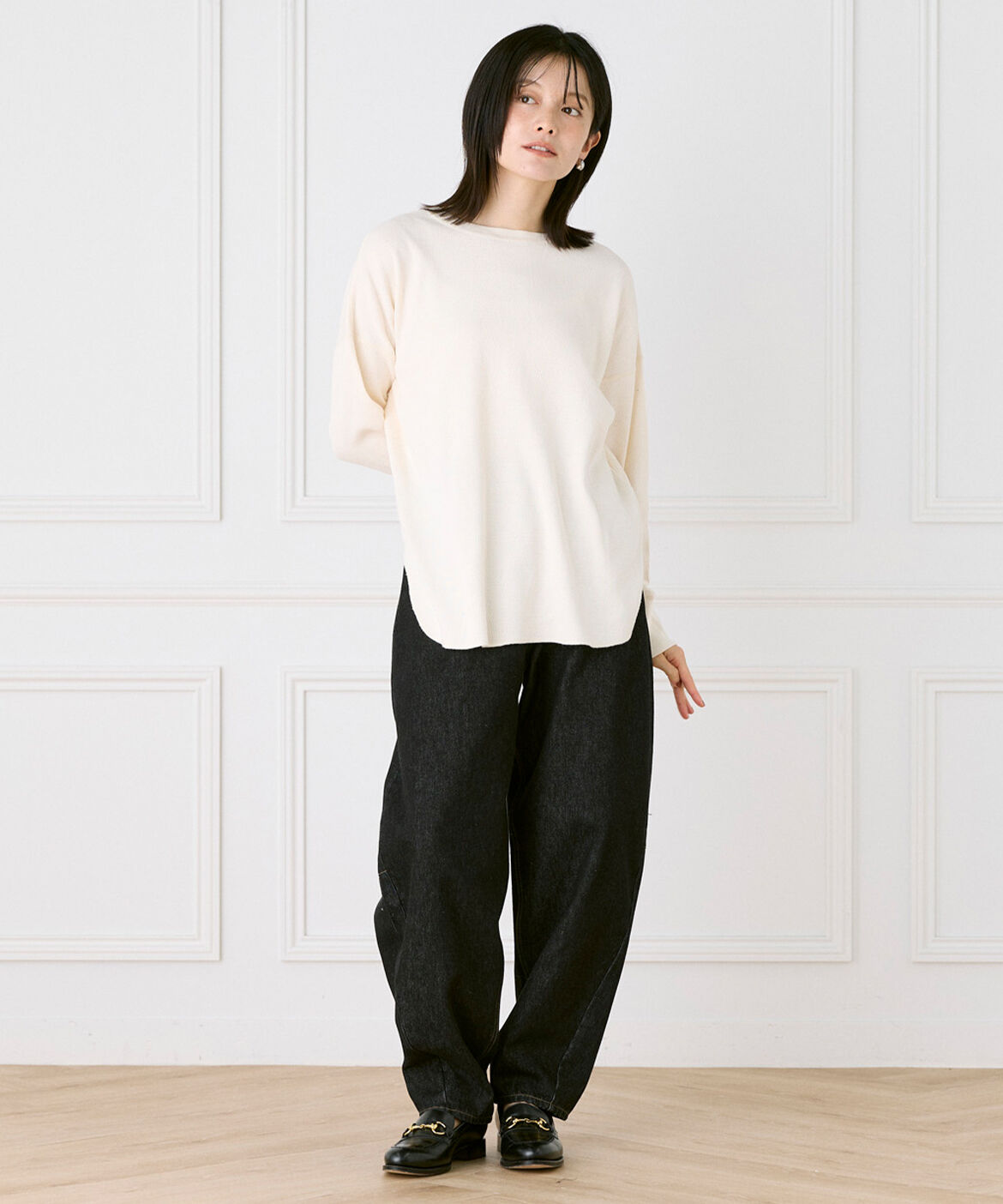 DAY by DAY it&rsquo;s international「2WAYヘンリープルオーバー｜表情豊かな素材を楽しむ2WAYプルオーバー」|Tシャツ・カットソー|