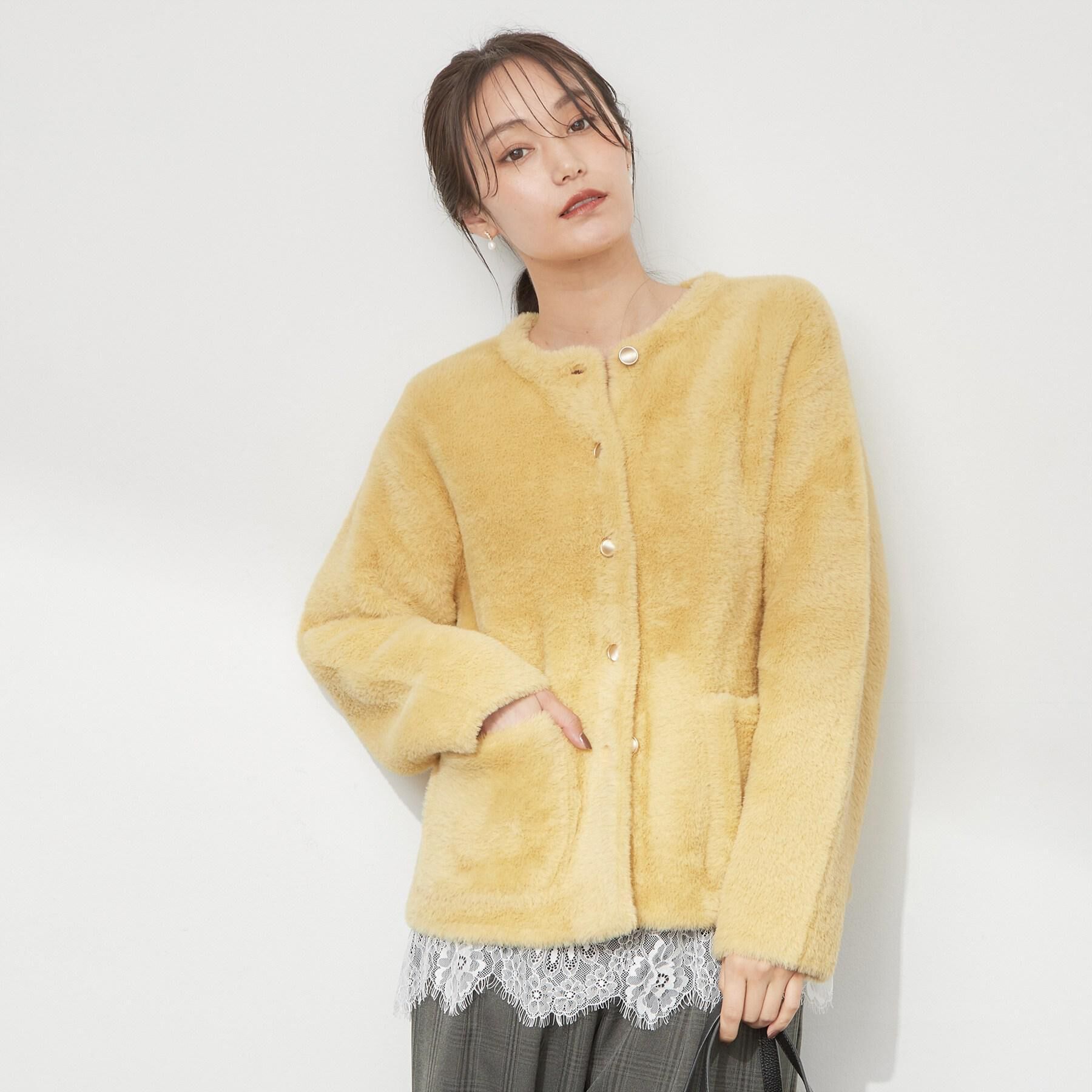 OPAQUE.CLIP「裾レースドッキングカットソー【洗濯機OK】」|Tシャツ・カットソー|