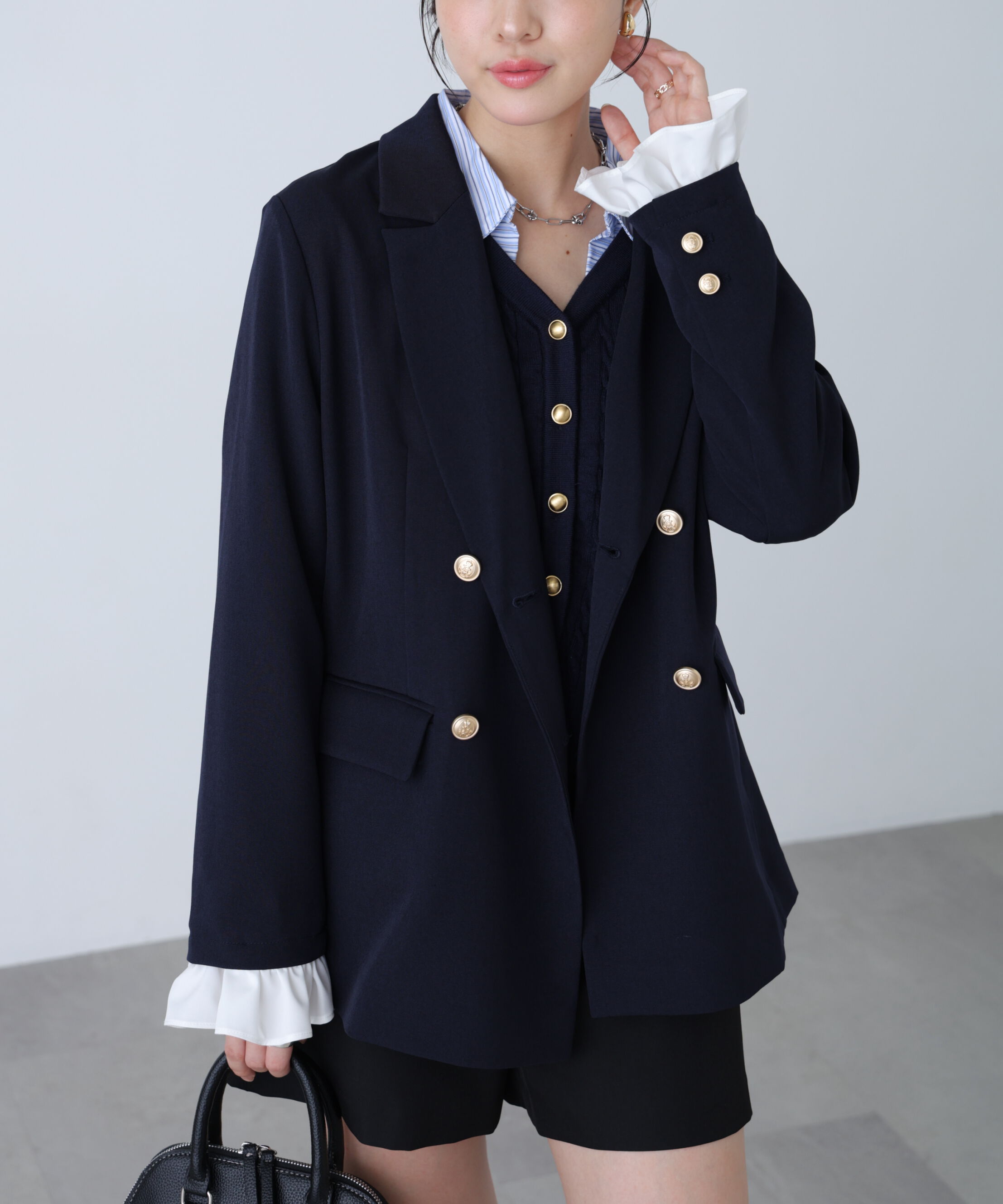  「〈MFM〉袖フリルジャケット」|その他|