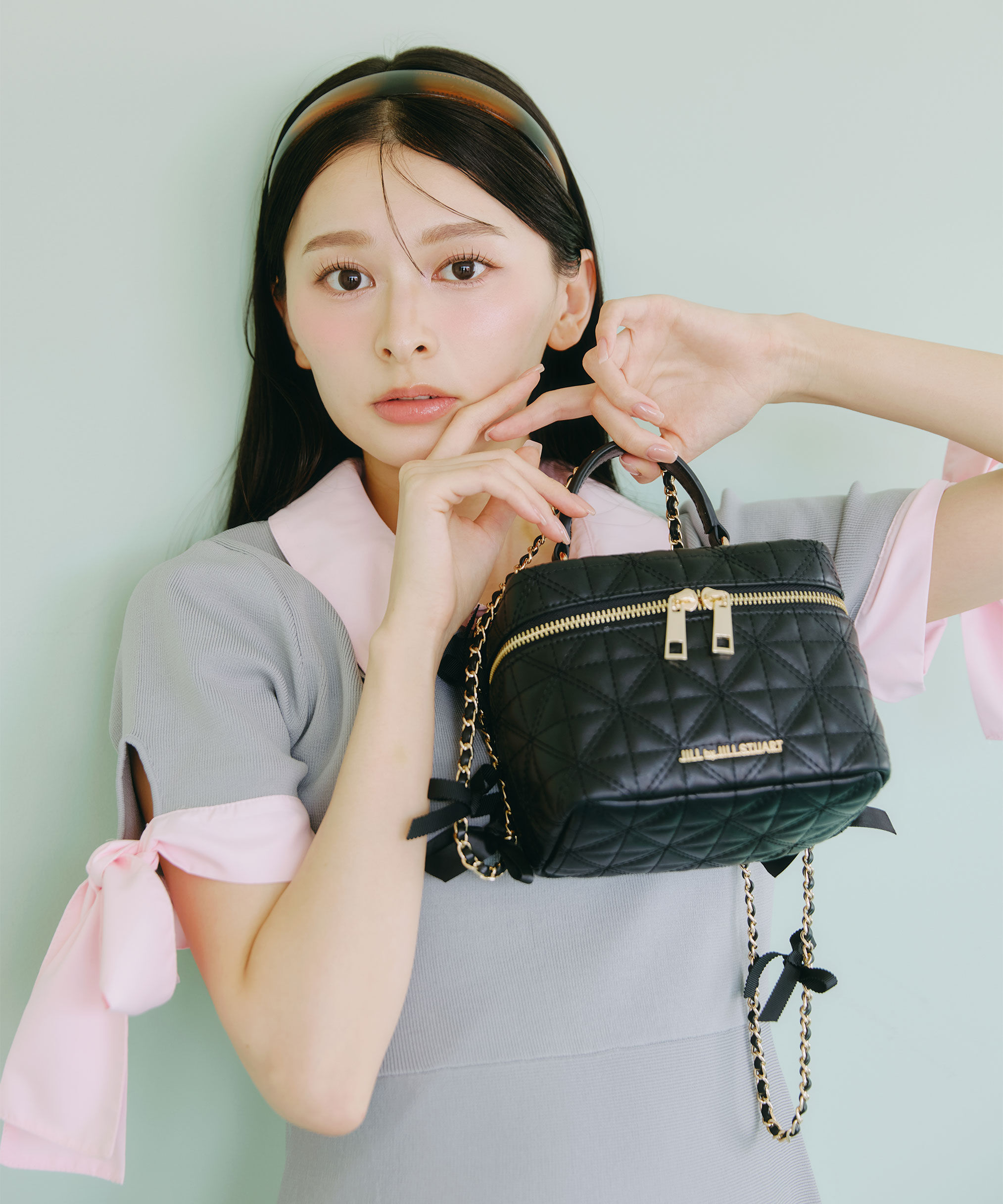  「チェーンリボンバニティ」|その他|ブラック