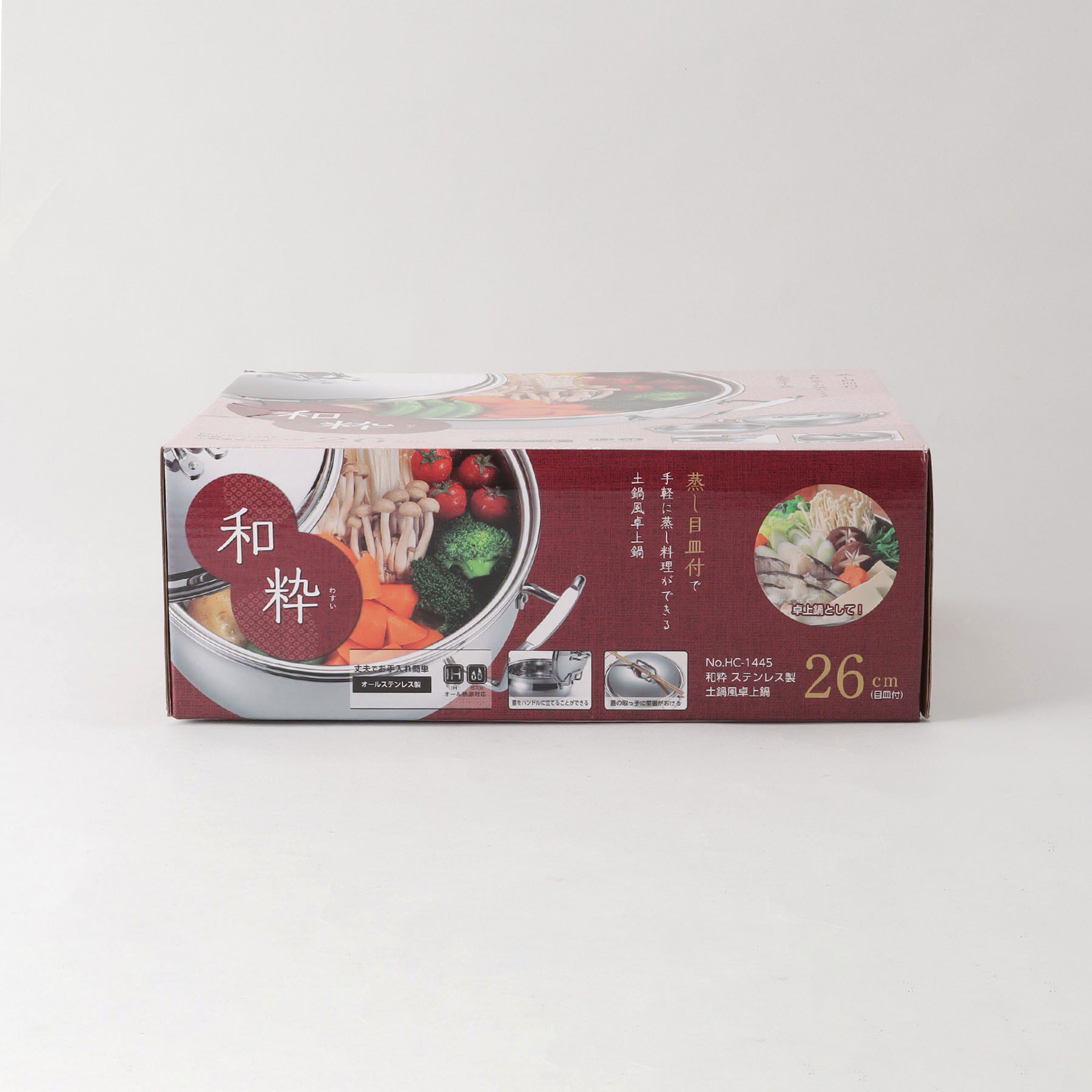 212 KITCHEN STORE「和粋 ステンレス製土鍋風卓上鍋26cm(目皿付)」|食器・キッチングッズ|