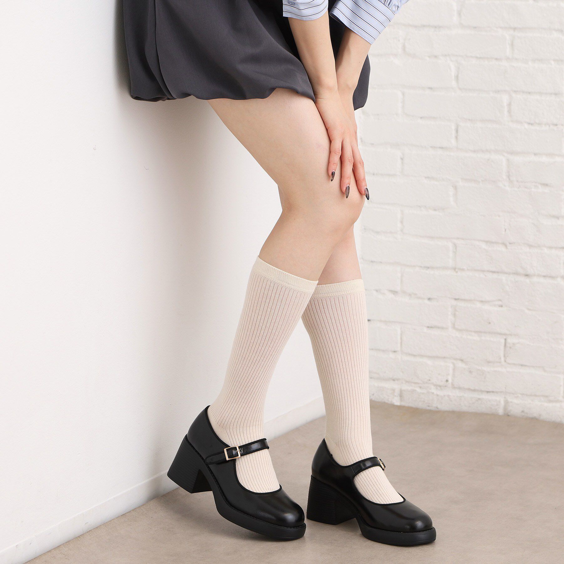 ESPERANZA「プラットフォームメリージェーンパンプス」|パンプス|