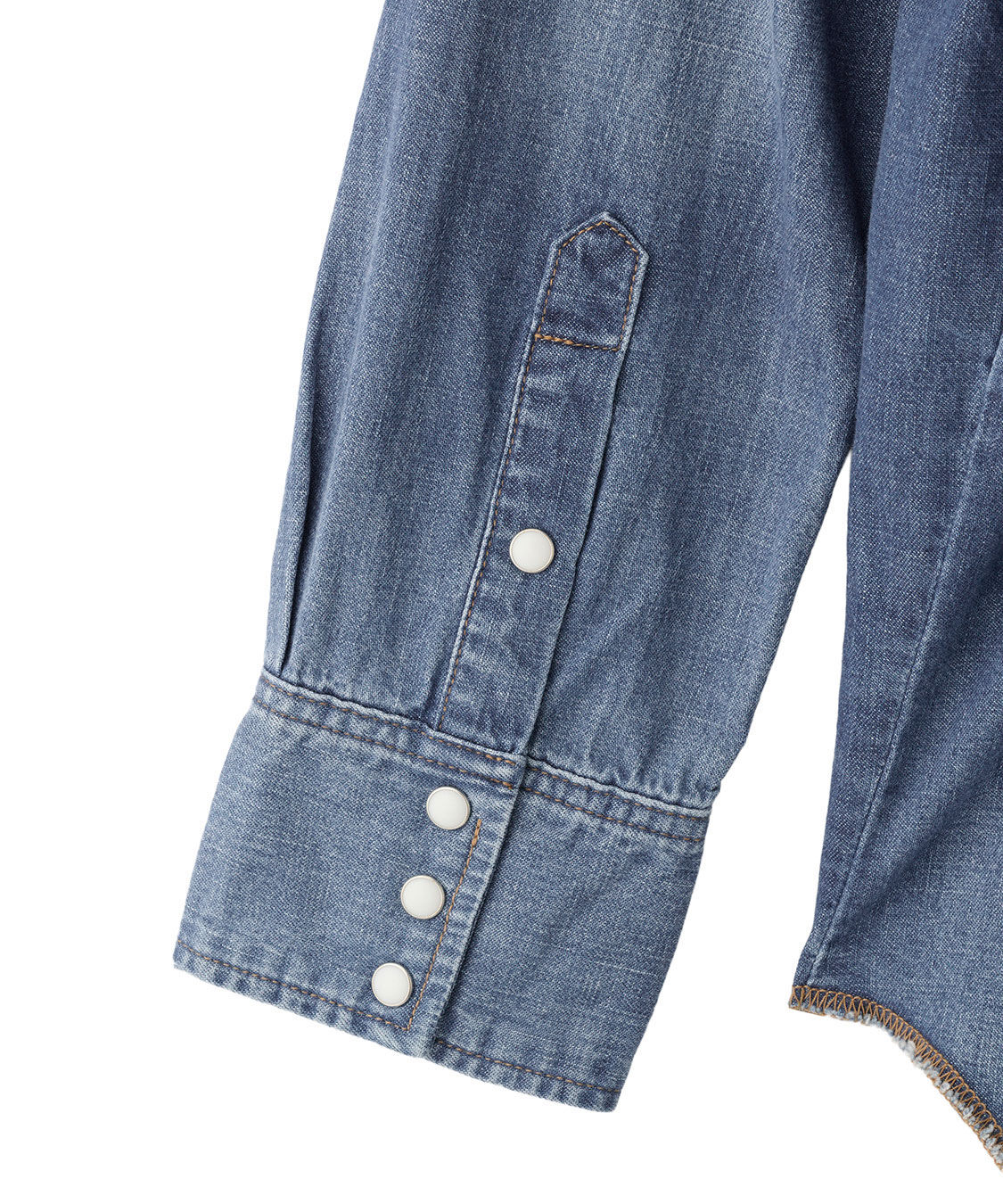 COCO DEAL「《COCO DEAL/Wrangler》ウエストタックデニムシャツ」|シャツ・ブラウス|