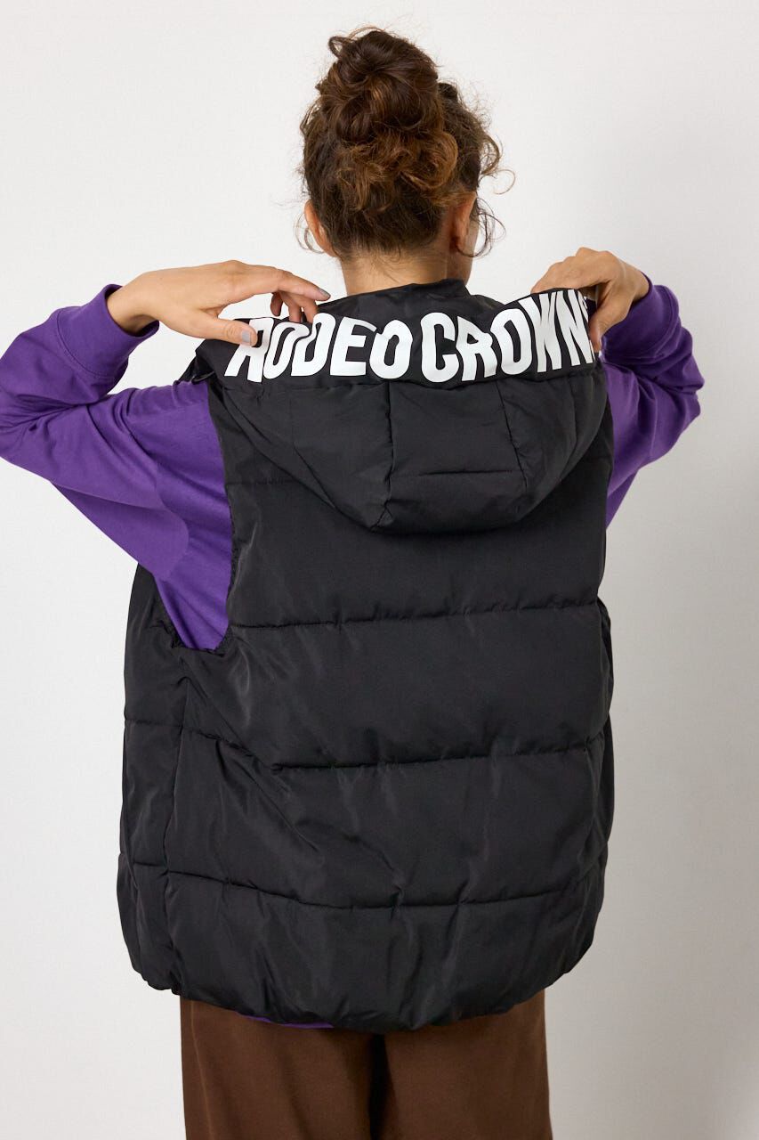 RODEO CROWNS「Hood Detachment ベスト」|ダウンベスト・ベスト|