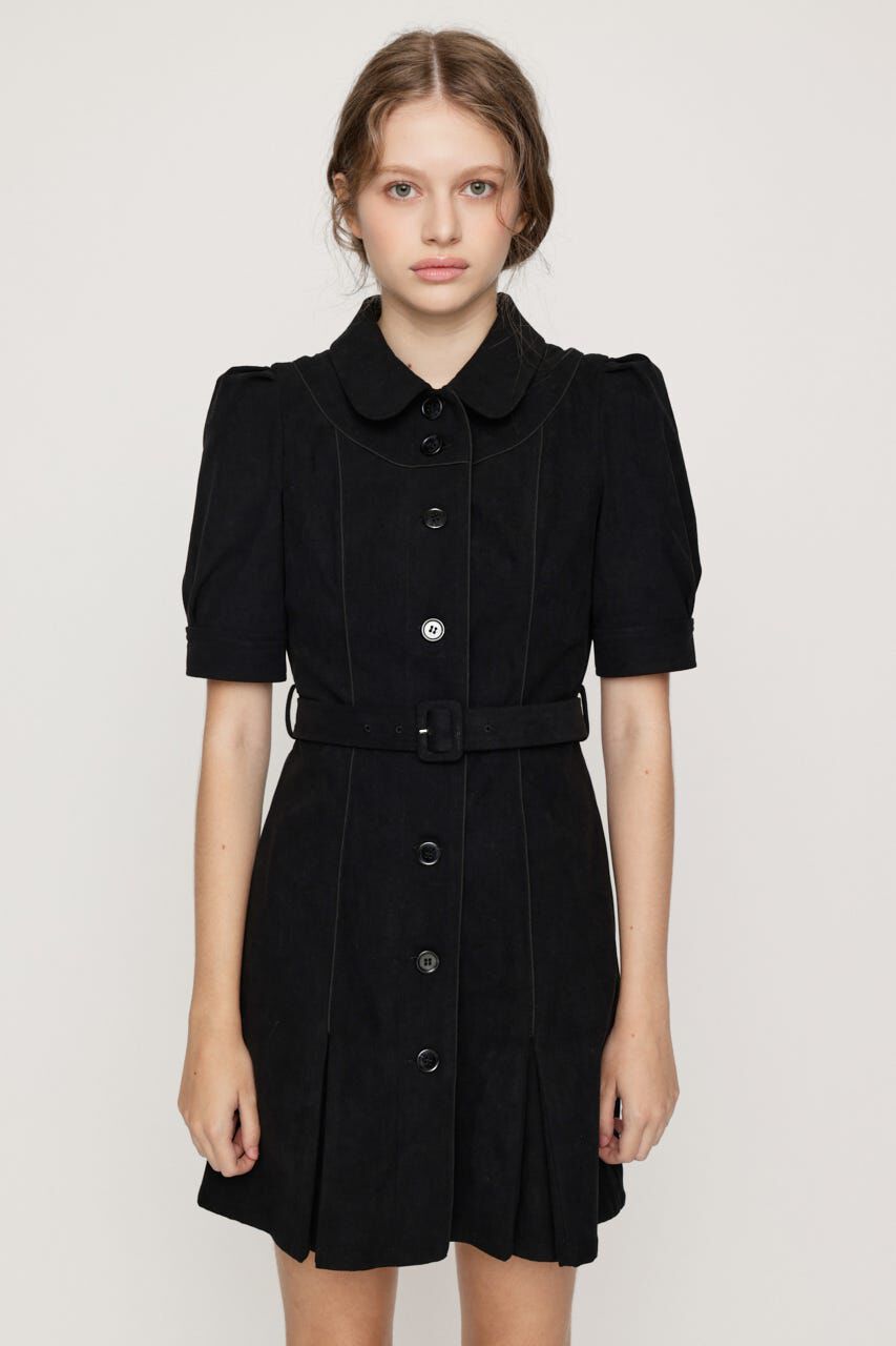 SLY「COLLAR BUTTON ショートワンピース」|ワンピース|