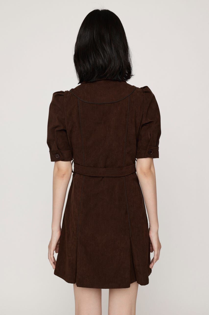 SLY「COLLAR BUTTON ショートワンピース」|ワンピース|