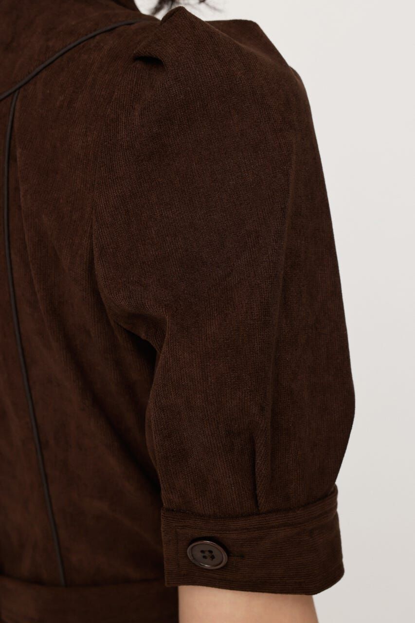 SLY「COLLAR BUTTON ショートワンピース」|ワンピース|