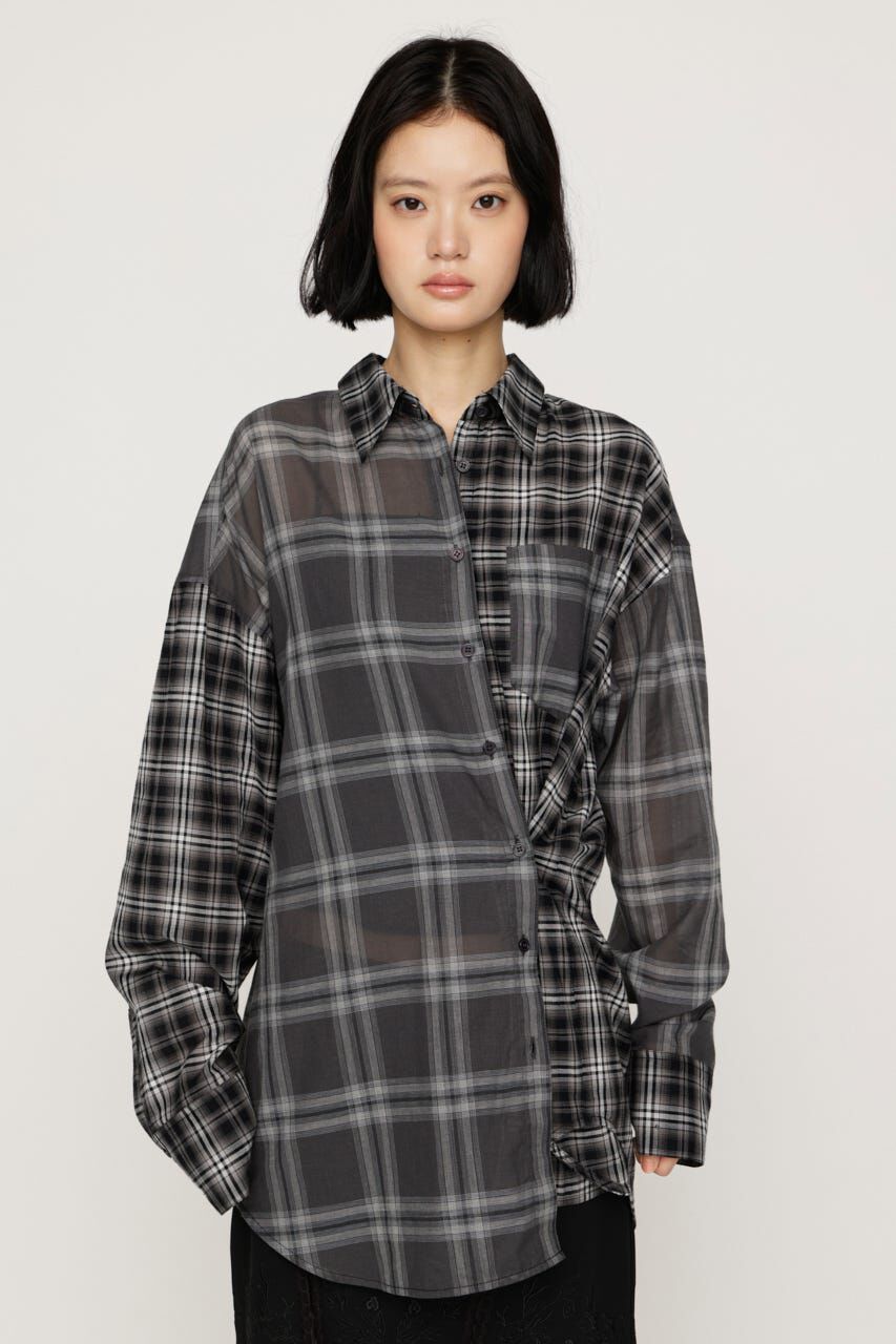SLY「MANYWAY ASYMMETRY シャツ」|シャツ・ブラウス|
