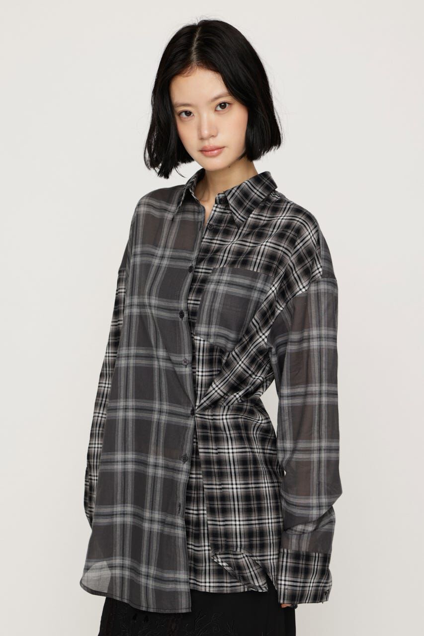 SLY「MANYWAY ASYMMETRY シャツ」|シャツ・ブラウス|