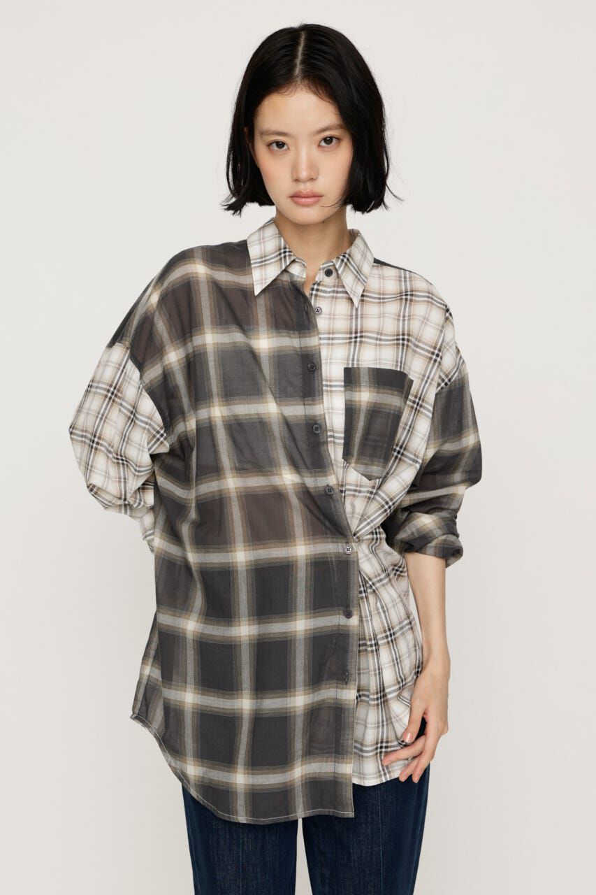 SLY「MANYWAY ASYMMETRY シャツ」|シャツ・ブラウス|