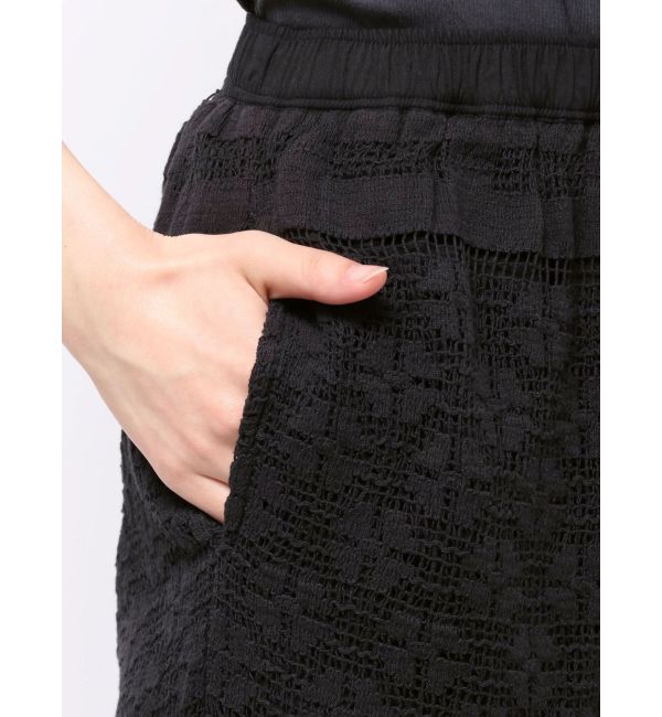Ungrid「レースデザインラフパンツ」|その他|