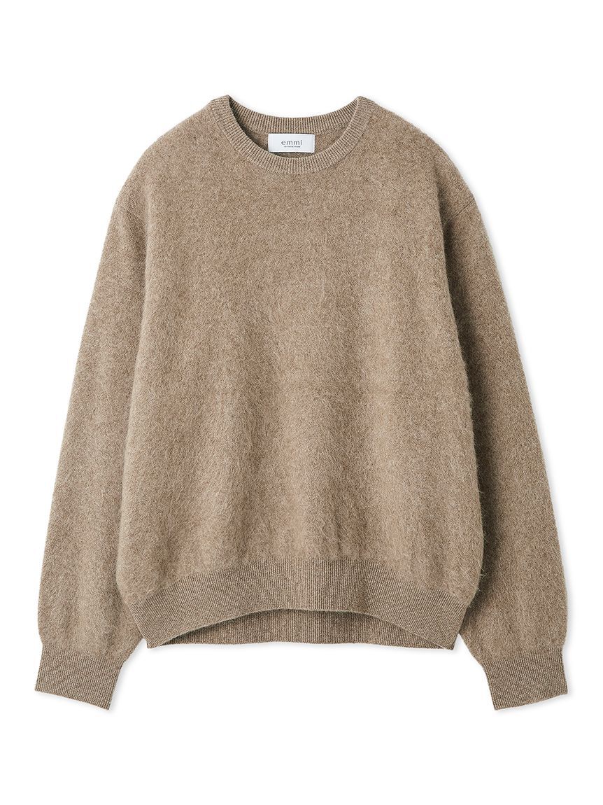emmi atelier「ウール混ミンク加工ニット」|ニット・セーター|