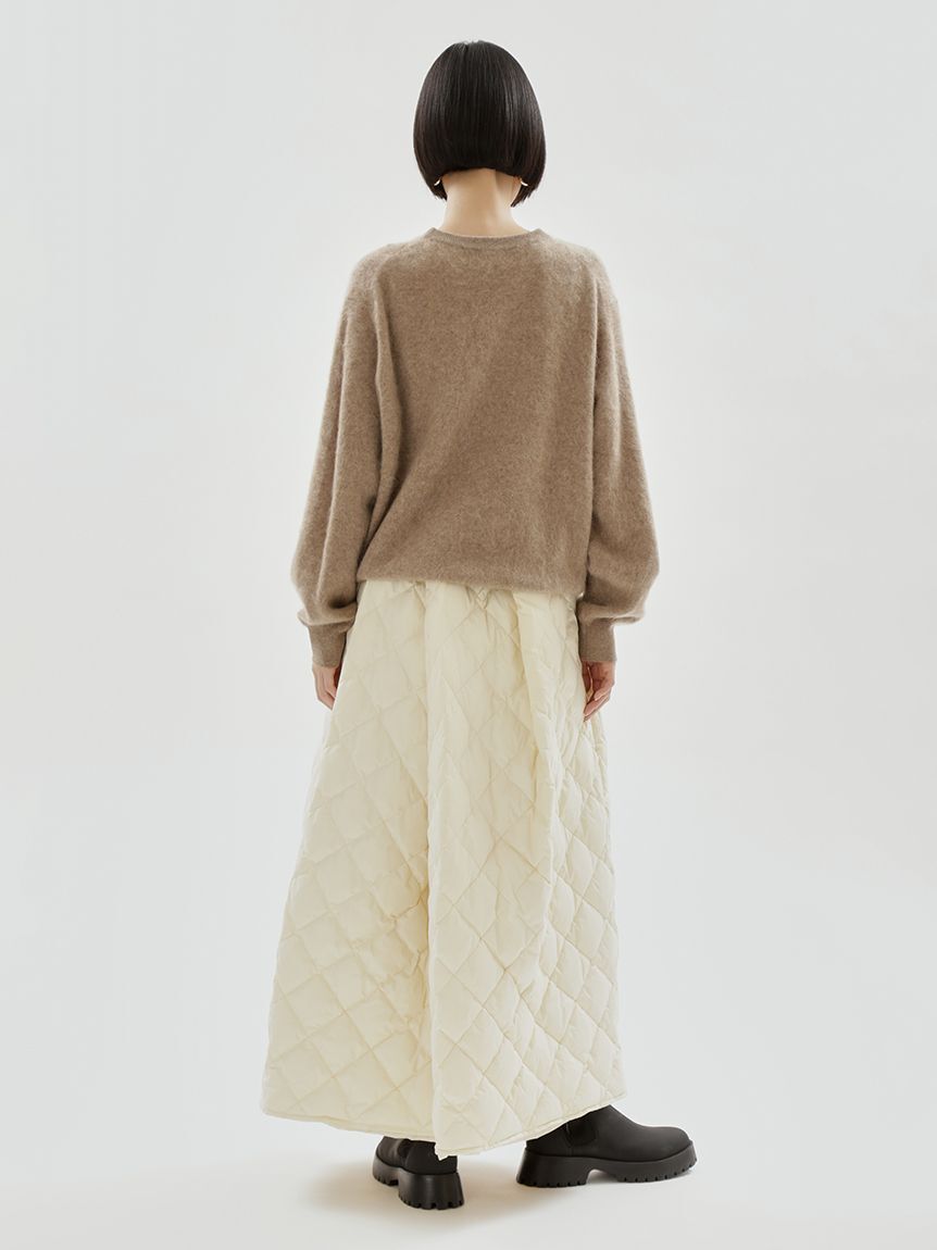 emmi atelier「ウール混ミンク加工ニット」|ニット・セーター|