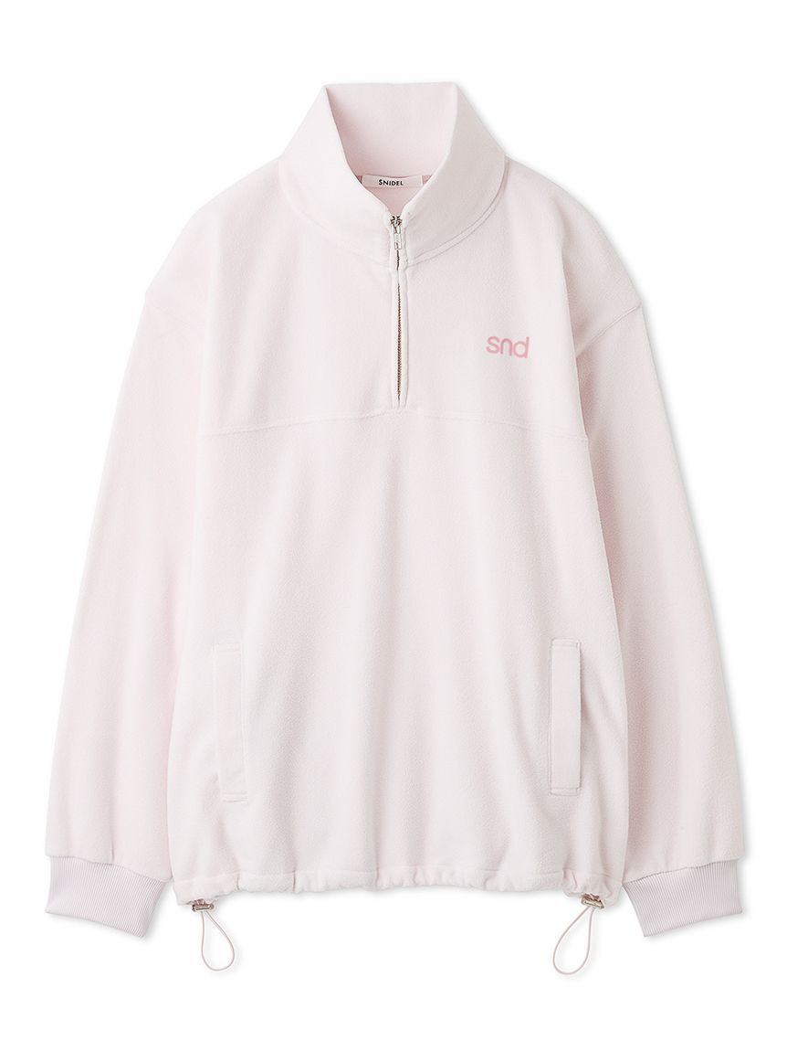 SNIDEL「【sndロゴ】ハーフジップカットプルオーバー」|Tシャツ・カットソー|