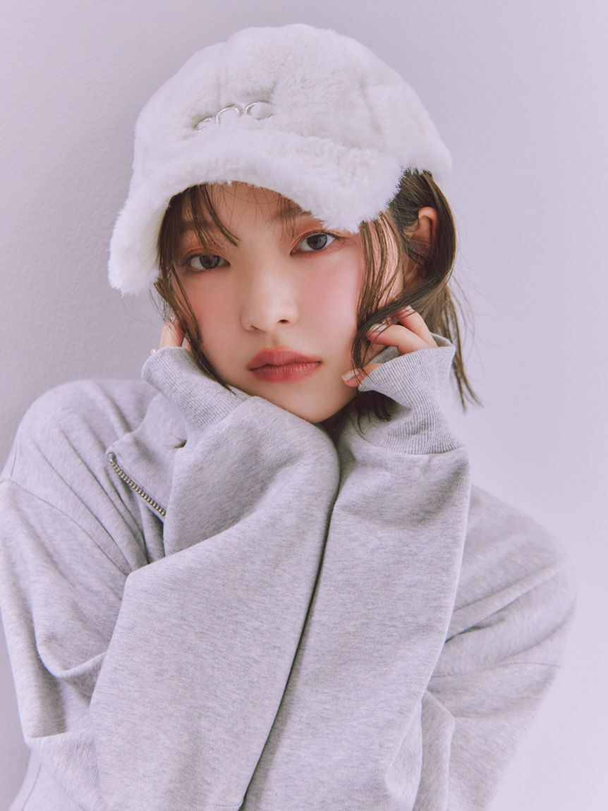 SNIDEL「【sndロゴ】ハーフジップカットプルオーバー」|Tシャツ・カットソー|