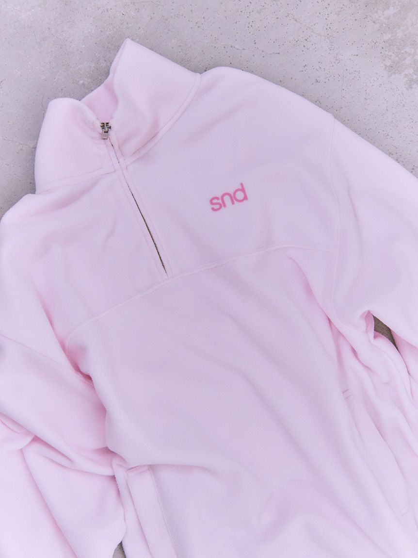 SNIDEL「【sndロゴ】ハーフジップカットプルオーバー」|Tシャツ・カットソー|