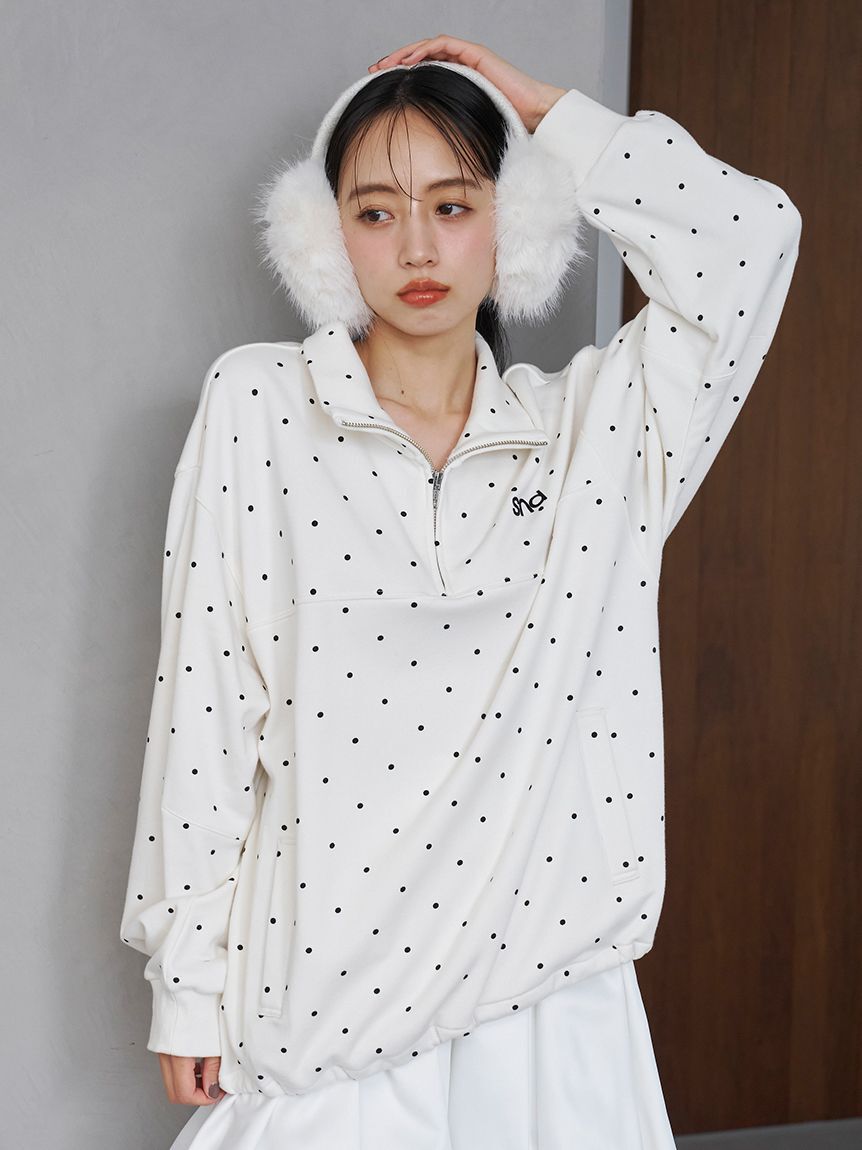 SNIDEL「【sndロゴ】ハーフジップカットプルオーバー」|Tシャツ・カットソー|DOT