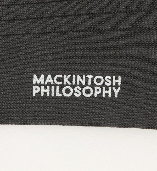 MACKINTOSH PHILOSOPHY「リブストライプ ビジネスソックス」|ソックス|