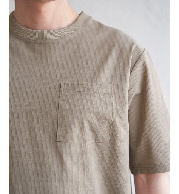 ikka「ドライメッシュドロストTシャツ」|Tシャツ・カットソー|