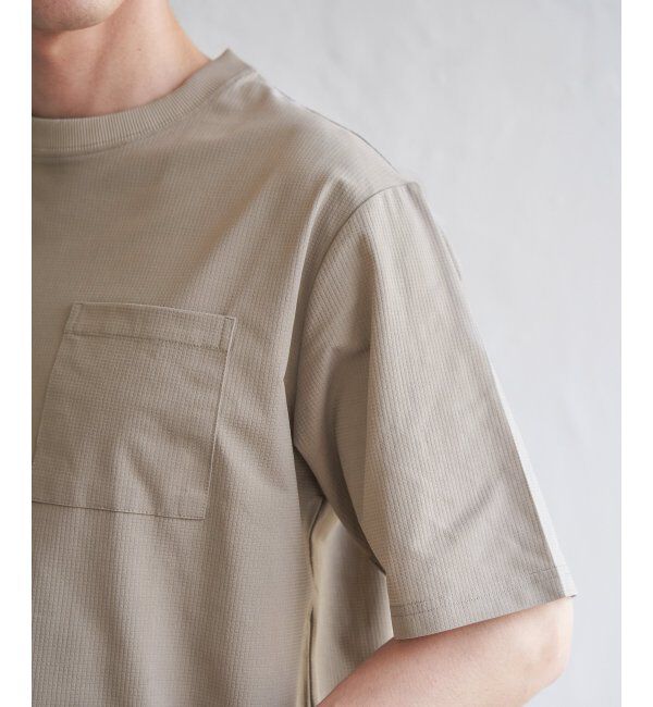 ikka「ドライメッシュドロストTシャツ」|Tシャツ・カットソー|