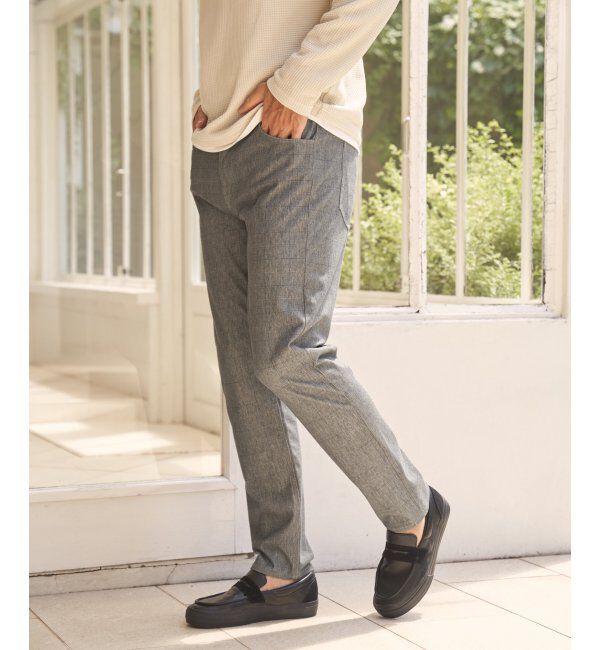 ikka「GOKU楽パンツ EASY STRETCH チェック5ポケット」|その他|
