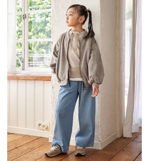 ikka kids「ダンボールレイヤースピンドルプルオーバー（120~160cm）」|Tシャツ・カットソー|