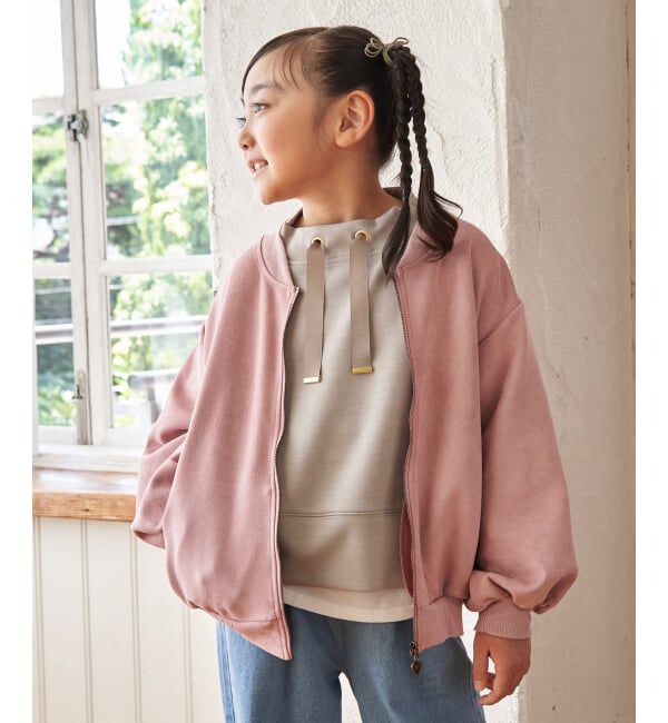 ikka kids「ダンボールレイヤースピンドルプルオーバー（120~160cm）」|Tシャツ・カットソー|