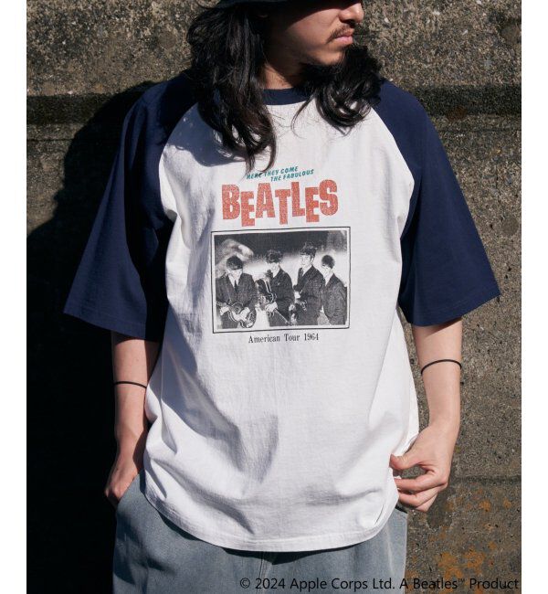 VENCE share style「ＢＴ　ツアーラグランＴ」|Tシャツ・カットソー|ネイビー