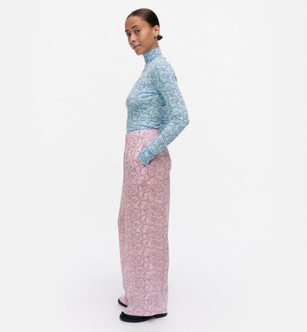Marimekko「Sh Oanet Piirto Unikko パンツ」|チノ|