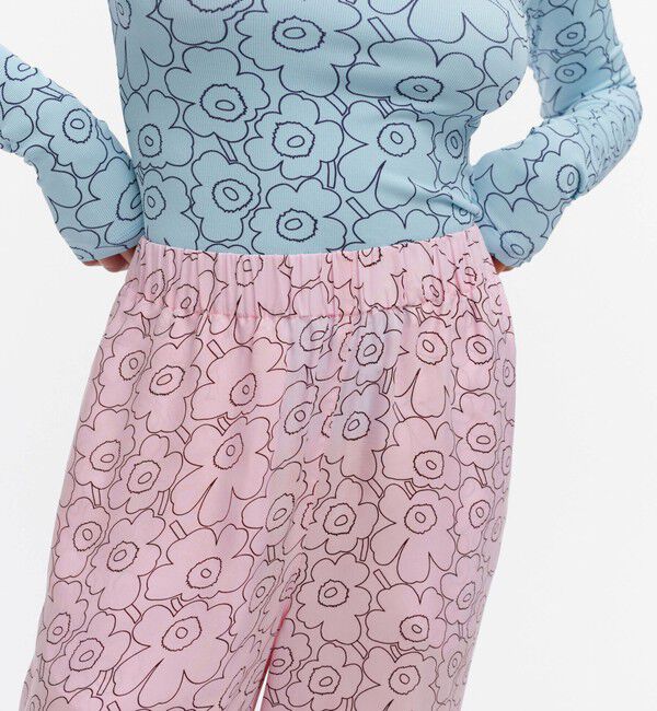 Marimekko「Sh Oanet Piirto Unikko パンツ」|チノ|
