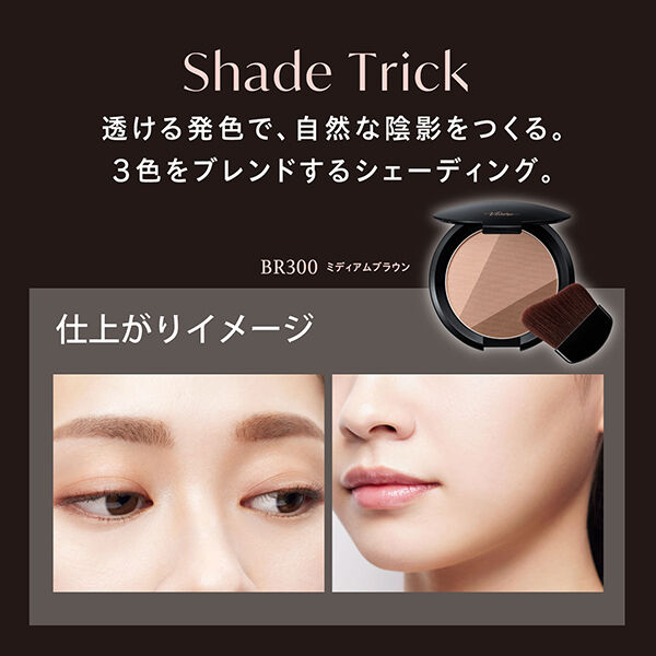 Visee「ヴィセ シェード トリック BR300 ミディアムブラウン 無香料 (8.5g)」|フェイスパウダー|