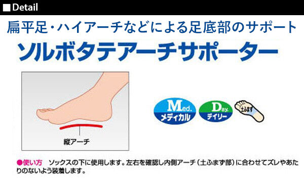 BACKYARD FAMILY「インソール 土踏まず ソルボ タテアーチサポーター 通販/正規品 おすすめ ベージュ 定番」|シューケア|