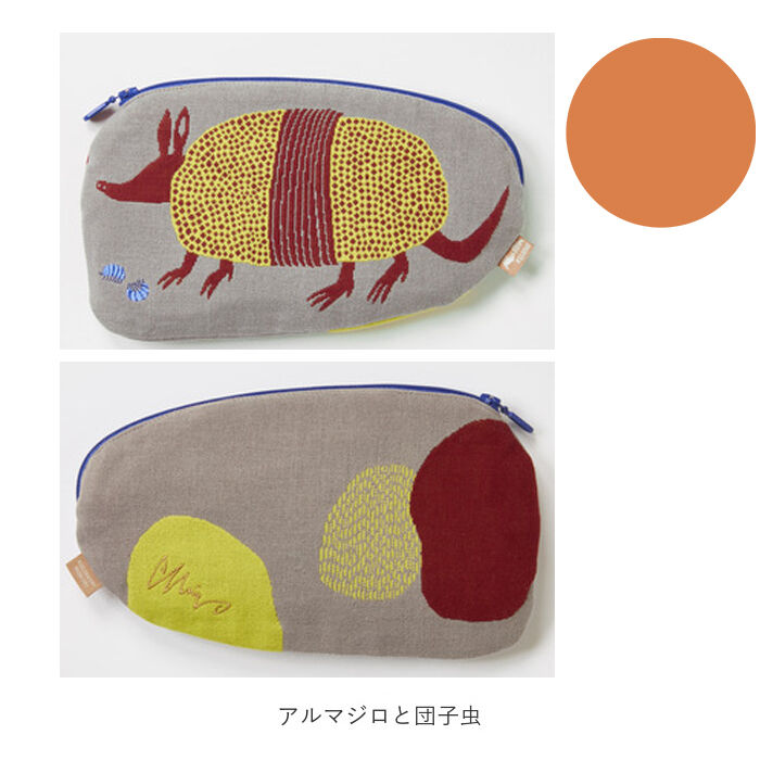 BACKYARD FAMILY「moritamiw ポーチ 通販 小物入れ おしゃれ 可愛い ブランド 小さい スリム 綿」|ポーチ|