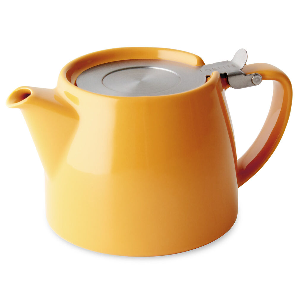 BACKYARD FAMILY「ティーポット 400ml 通販 ミニスタンプティーポット ティポット 急須 きゅうす おしゃれ」|その他|オレンジ1