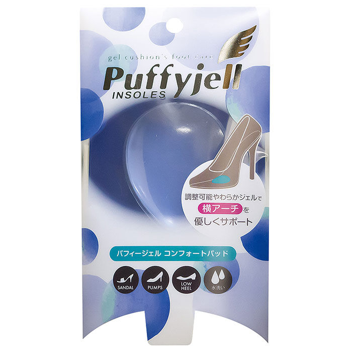 BACKYARD FAMILY「インソール パッド 通販 Puffyjell パフィージェル コンフォートパッド 中敷き 洗える」|シューケア|