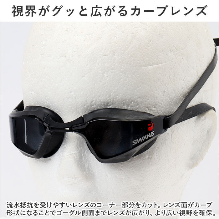 BACKYARD FAMILY「スワンズ ゴーグル 水泳 通販 SWANS SR-72NPAFAB スイミングゴーグル 水中メガネ」|その他|