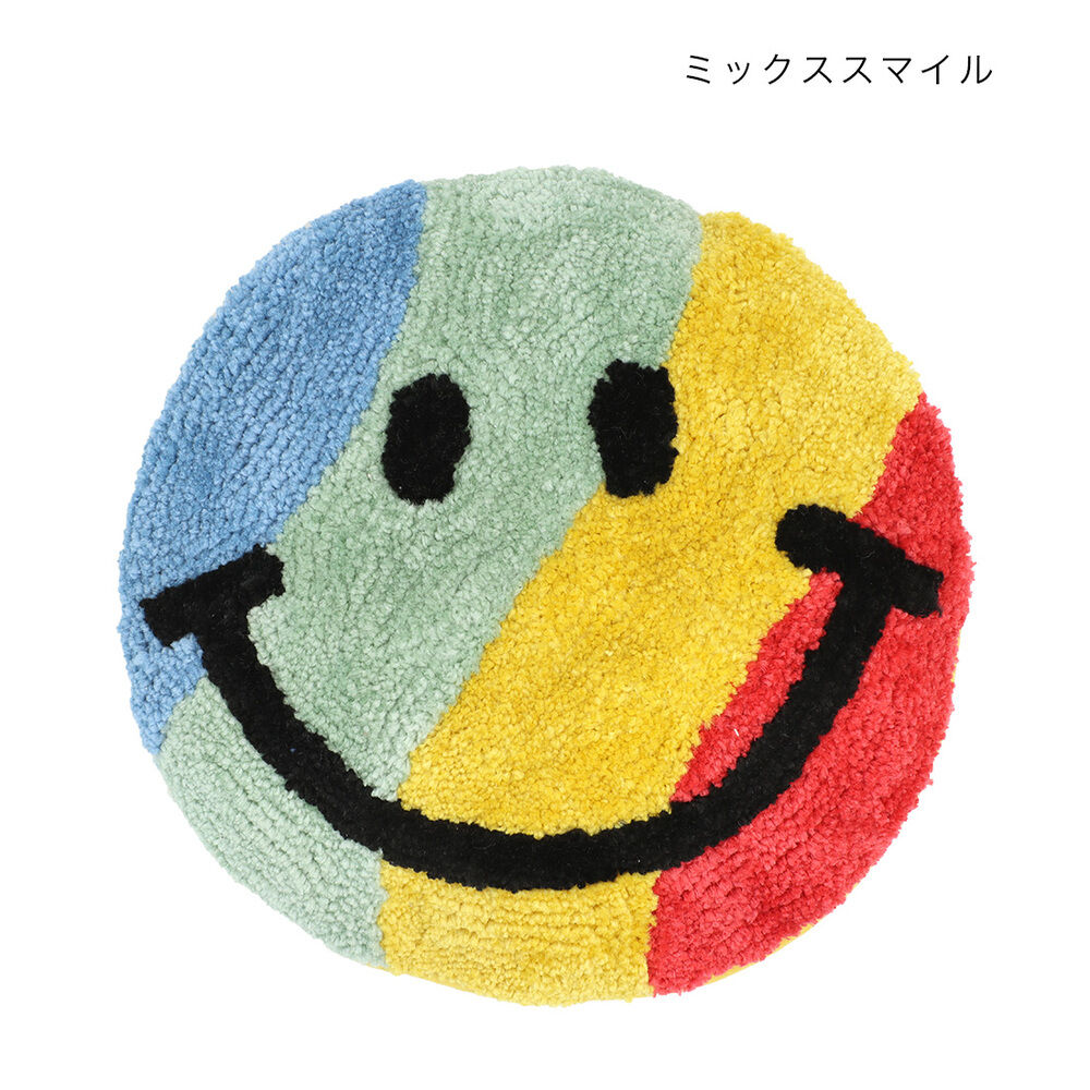 BACKYARD FAMILY「チェアパッド クッション 通販 シートクッション 円形チェアパッド 座布団 カークッション 円形」|その他|イエロー1